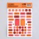 Stickers for the diary "Tasks", vinyl, 13 x 18 cm