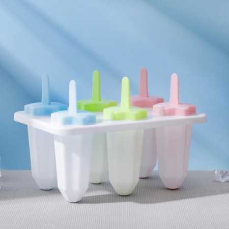 Form for ice cream "Star", 6 cells, color mix