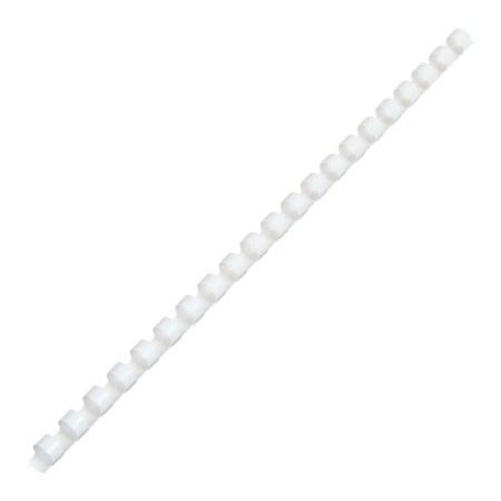 Plastic binding springs, d = 10mm, 100 pieces, sew 41-55 sheets, white, office kit-1