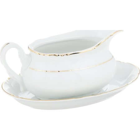 Constance saucer, decor "Golden thread, gold laying", 400 ml