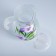 Set for juice with tray "Iris" Art painting, 6 glasses 1250/200 ml, white mats