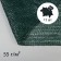 Shading grid, 5 × 3 m, density 55 g/m², green, set 15 clips in a set