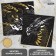Set of engravings "Dragons", 2 pcs, 19x19 cm, with a metallic effect "Gold"