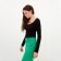 Female jumper with a neckline Mist, p. 48-50, black
