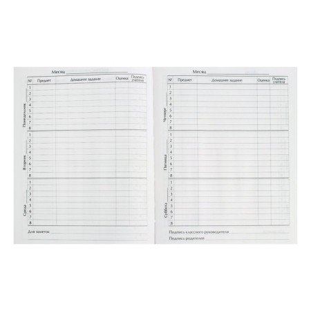 Universal diary for grades 1-11, "cacti", solid cover 7BC, glossy lamination, 40 sheets-6