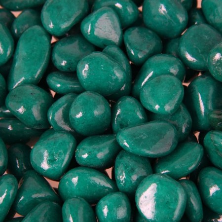 The soil for the aquarium "Pebbles Color, Emerald" 800g FR 8-12 mm