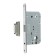 The latch is mortise magnetic, under the Lockland ZLK4CP cylinder, color chromium