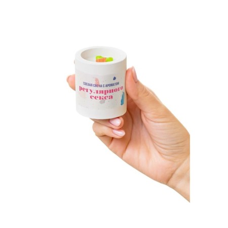 Aromatic candle Pecado BDSM "Regular sex", soy wax, gr. 50-3