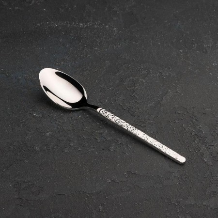 Spoon of stainless steel magistro "olin", length 20.6 cm, silver color
