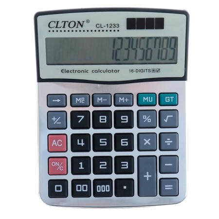 Desktop calculator, CLTON CL-1233, 16-bit