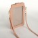 Female bag, cross-bodi, on the magnet, the color is pink