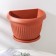 Pot with the pallet wall -mounted "Libya", 4.6 liters, the color of the terracotta