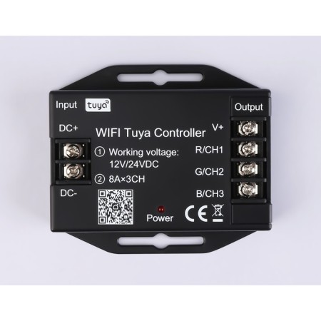 Ambrella Wifi Tuya Controller for RGB LED ribbons with a remote control 2.4G 288W/ 24V 576W GS111551-2