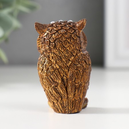 Souvenir Polystone "Filin Coffee" rhinestones 4.8x2.2x1.8 cm-2