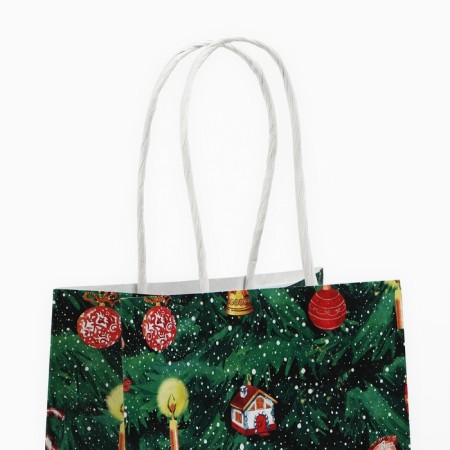 Package Gift Craft "New Year's Christmas tree", 12 x 21 x 9 cm, New Year-5
