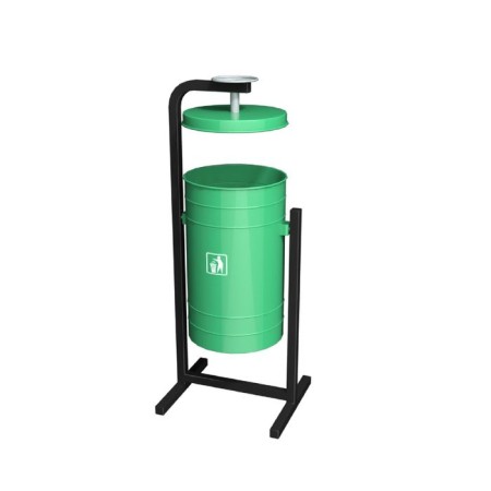 Urna 24 l "pearl", green color