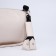 Cross-Bodi Bag on a zipper, beige color