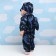 Military uniform doll 60cm, mix