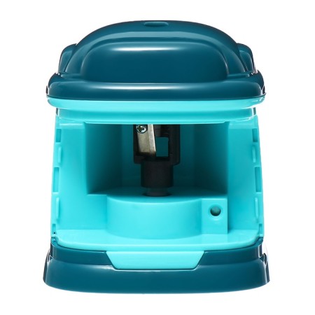 Electric sharpener (batteries are not included). It works from 2 aa batteries turquoise-4