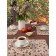Set of kitchen tablecloth, Coffee Tree stands, size 110x140 cm, 35x45 cm - 4 pcs, coffee, brown