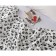The blanket "Tabio", size 200x220 cm, black and white color