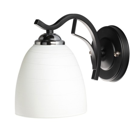 Bra "Brill", 40W E27, black color, chrome