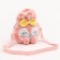 Children's "Bunny" bag with a bow, 18 cm, pink color