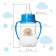 A bottle for feeding "Best Son", classic throat, 150 ml., 0 months, fitted, with handles
