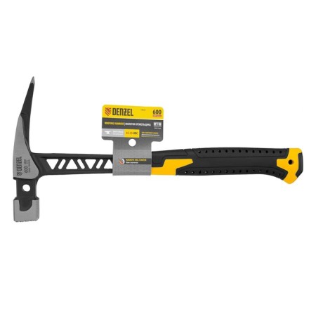 Roofer's hammer Denzel 10623, whole -bearing, spray with a magnet, 2k handle, 600 g-6