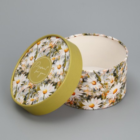 Gift box, packaging, "chamomile" 12 x 8 cm-1