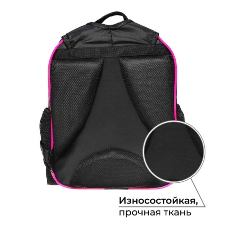 School backpack, 37 x 28 x 19 cm, calligrata volt "Anime's eyes"-1