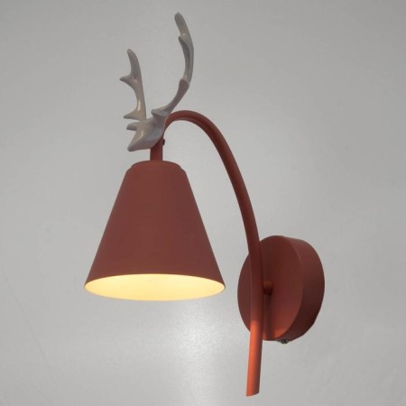 Sconces "Deer" 1khe27 40w pink 22x12x34.5 cm-1
