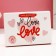 Love bath salt, 100 g, strawberry aroma, pure happiness