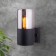 Street wall lamp Elektrostandard, Roil, 175x110x210 mm, E27, black color