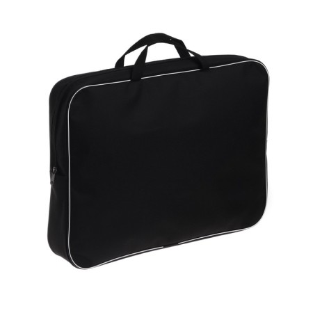 Folder for drawings and drawings A3, 470 x 350 x 70 mm, handles, textile, calligrata, black-1