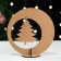 Wooden stand "Snowflakes", 150 x 150 x 60mm