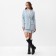 Women's skirt with a cut Mist p. 48, blue/white