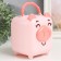 Piggy bank Plastic "Suitcase - Pig" MIX 11x10.5x14 cm