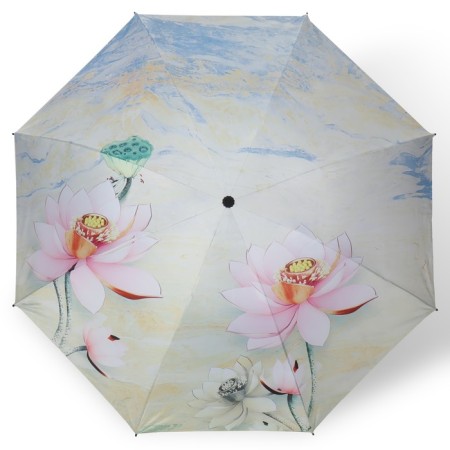 Mechanical “Lilia” umbrella, Eponge, 4 additions, 8 knitting needles, r = 47 cm, color mix-13