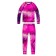 Thermal complex for girls: trousers, sweatshirt, height 140 cm