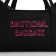 Female sports bag, textura, small size, black color
