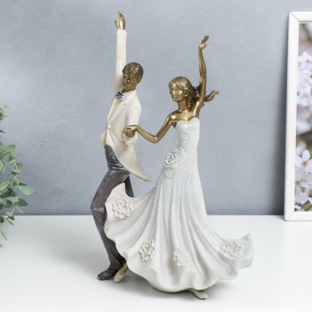 Polystone souvenir "Newlywed - Wedding Dance" 35.5x14x25 cm-3
