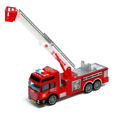 Radio -controlled "Firefight" machine, with a retractable staircase, works from batteries-3