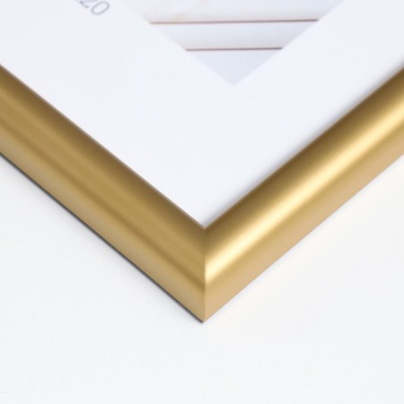 Photo frame Plastic "Mira" 15x20 cm gold (plastic screen)-3