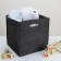 EVA Classic storage basket, 30 × 30 × 30 cm, dark gray color