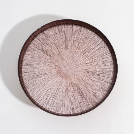 A dish on the leg Victoria Marrone, glass, d = 21 cm-2