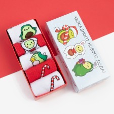 A set of New Year's women's socks KAFTAN 