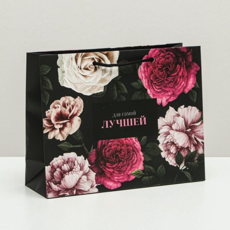 Package Gift Laminated Horizontal, packaging, “for the best”, MS 23 x 18 x 8 cm-1