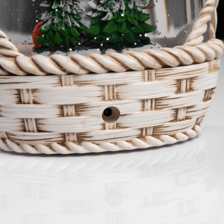 Figure LED “Snow Brain”, 20.3x15x9 cm, music, aah3, USB, glow warm white-3