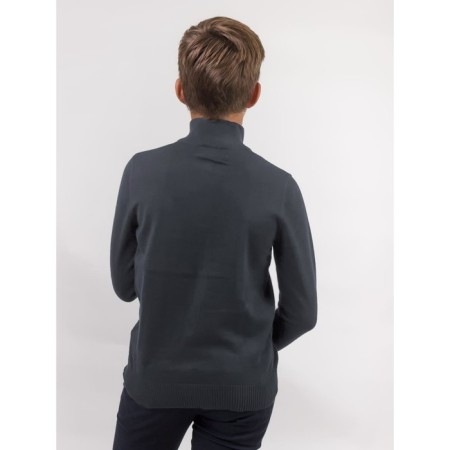 Jumper for boys, height 170-176 cm, dark gray color-1